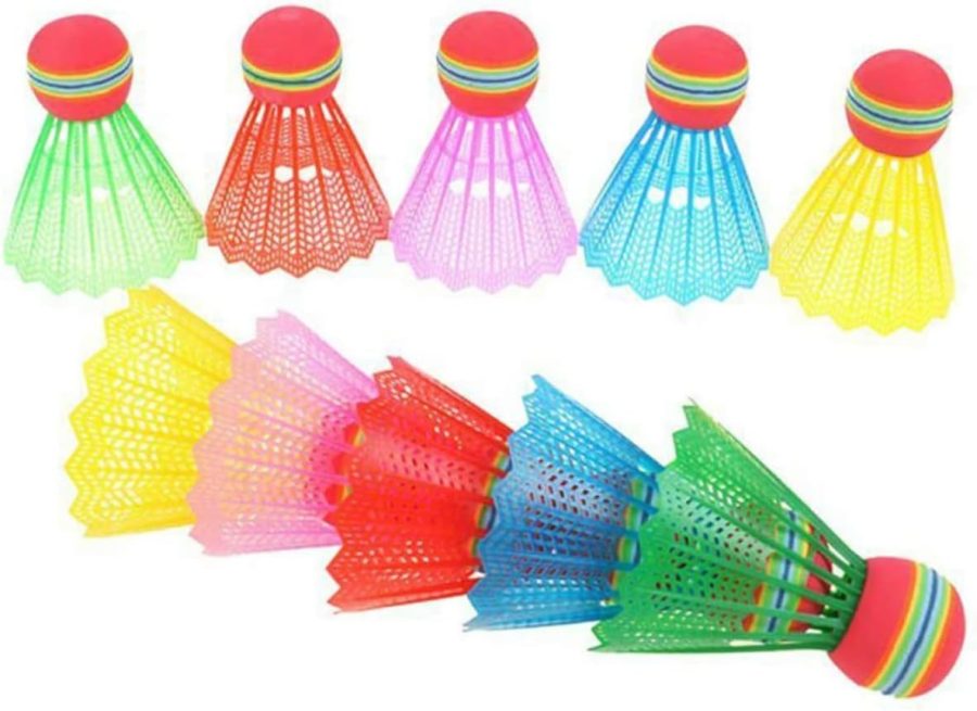 12pcs Outdoor Shuttlecocks Hit-Resistant Badminton Light Weight Badminton Drop-Resistant Badminton Nylon Shuttlecock Badminton Shuttlecocks Child Badminton Ball Big Head