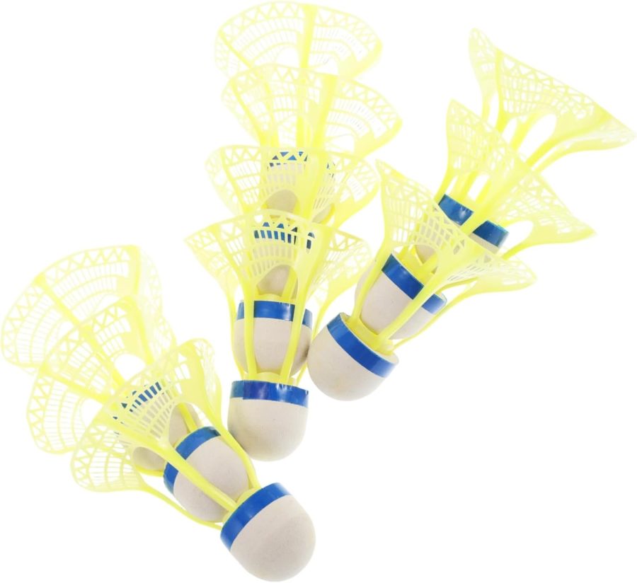 10pcs Windproof Plastic Badminton Shuttlecocks for Outdoor and Indoor Play Durable Training s for Backyard Games Consistent Flight Paths and Robust Build