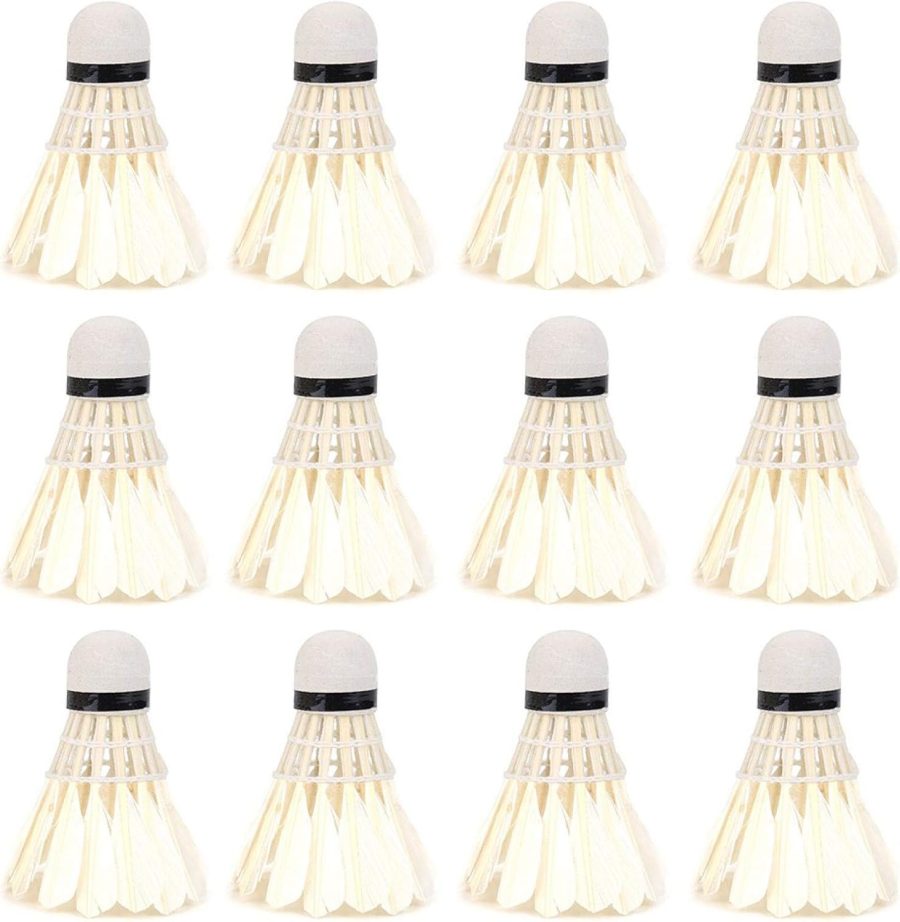12Pcs Badminton Shuttlecocks, Badminton Ball Advanced High Speed Balls